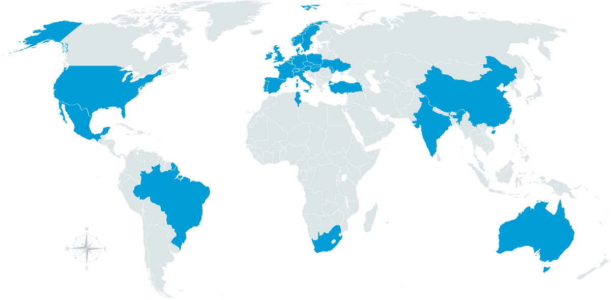 world map